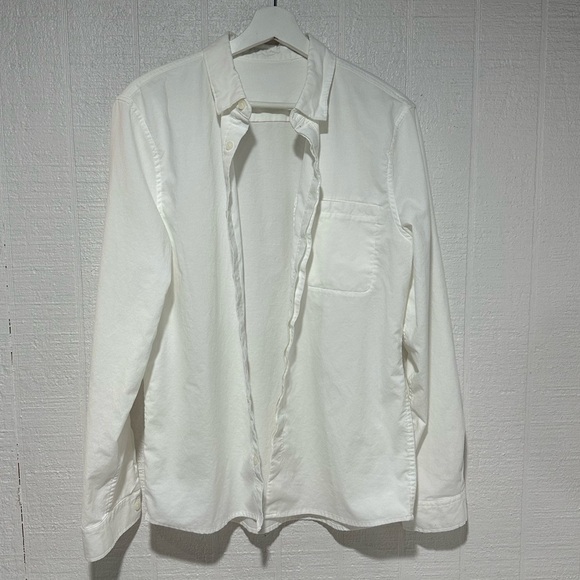 Lululemon button down white shirt size M/L - Picture 1 of 10